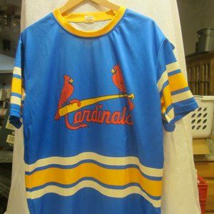 MLB COLLECTIBLE VTG FOX SPORTS MIDWEST PROMO SHIRT, ST LOUIS CARDINALS, XL